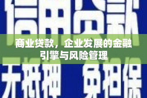宁晋商业贷款，企业发展的金融引擎与风险管理