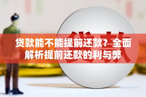 宁晋贷款能不能提前还款？全面解析提前还款的利与弊