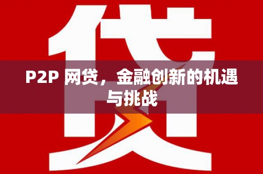 宁晋P2P 网贷，金融创新的机遇与挑战