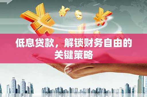 宁晋低息贷款，解锁财务自由的关键策略
