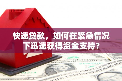 宁晋快速贷款，如何在紧急情况下迅速获得资金支持？