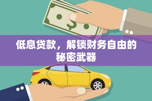 宁晋低息贷款，解锁财务自由的秘密武器
