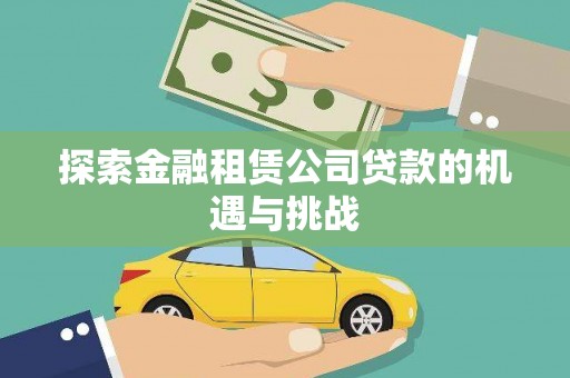 宁晋探索金融租赁公司贷款的机遇与挑战
