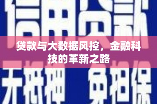 宁晋贷款与大数据风控，金融科技的革新之路