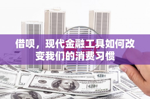 宁晋借呗，现代金融工具如何改变我们的消费习惯