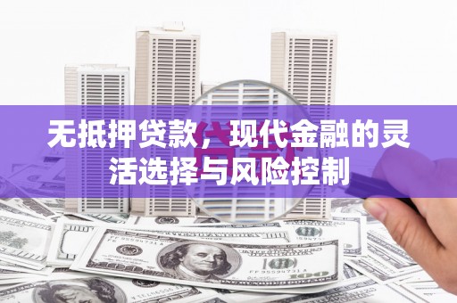 宁晋无抵押贷款，现代金融的灵活选择与风险控制