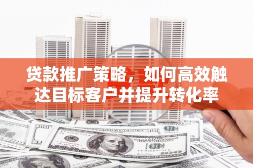 宁晋贷款推广策略，如何高效触达目标客户并提升转化率