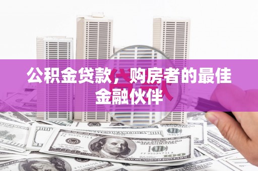 宁晋公积金贷款，购房者的最佳金融伙伴