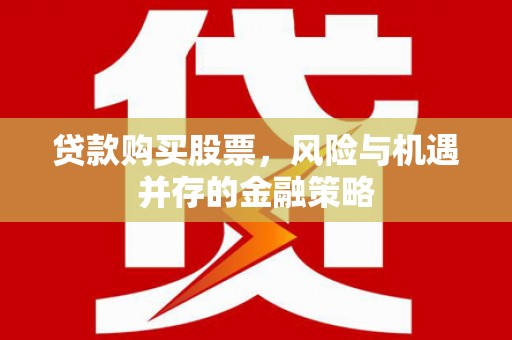 宁晋贷款购买股票，风险与机遇并存的金融策略