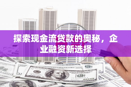 宁晋探索现金流贷款的奥秘，企业融资新选择