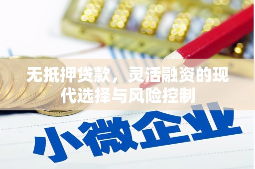 宁晋无抵押贷款，灵活融资的现代选择与风险控制