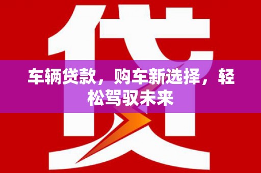 宁晋车辆贷款，购车新选择，轻松驾驭未来