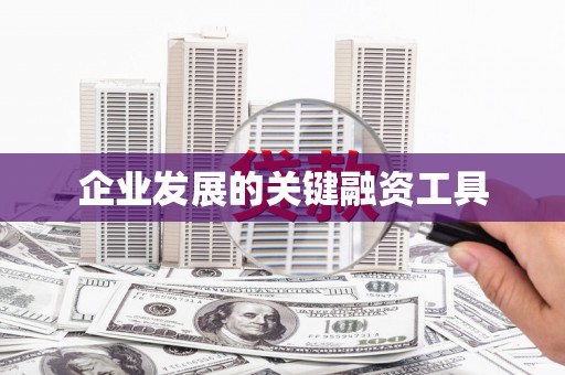 宁晋企业发展的关键融资工具