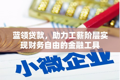 宁晋蓝领贷款，助力工薪阶层实现财务自由的金融工具