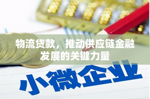 宁晋物流贷款，推动供应链金融发展的关键力量