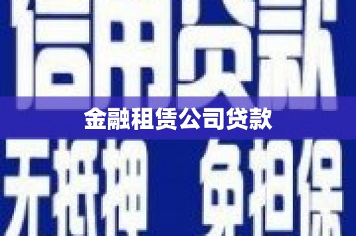 宁晋金融租赁公司贷款