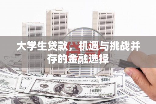 宁晋大学生贷款，机遇与挑战并存的金融选择