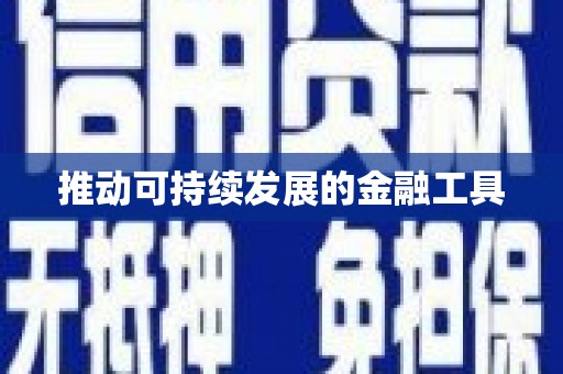 宁晋推动可持续发展的金融工具